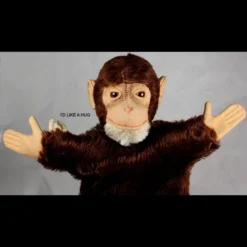 Rare Earliest Post WWII Model Steiff Baby Jocko Chimpanzee Hand Puppet Button US-Zone Flag -Steiff Earliest Post WWII Model Steiff Baby pic 8o 720 70d67acb 0