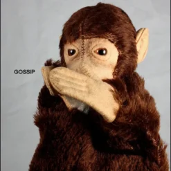 Rare Earliest Post WWII Model Steiff Baby Jocko Chimpanzee Hand Puppet Button US-Zone Flag -Steiff Earliest Post WWII Model Steiff Baby pic 9o 720 9ce63469 0