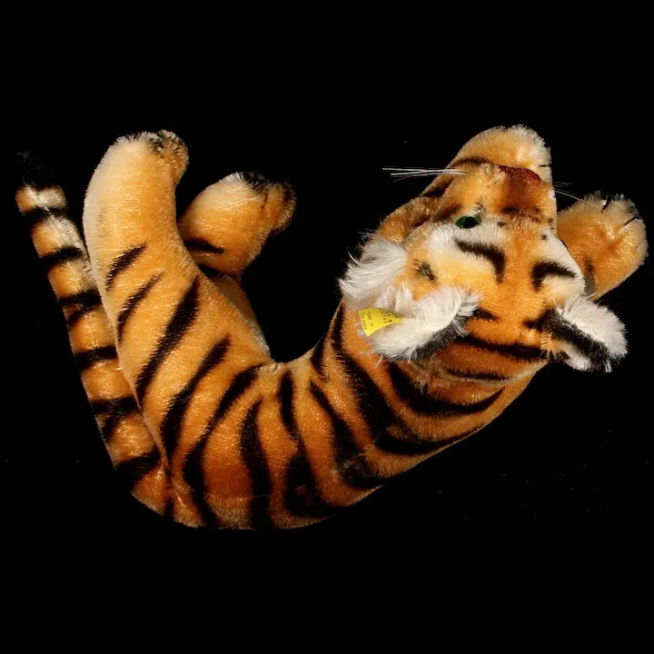 Earliest Series Gorgeous Coloring Little Brother Steiff Reclining Tiger Cub Wild Cat All ID Near Mint Magic Eyes 6 Earliest Series Gorgeous Coloring Little Brother Steiff Reclining Tiger Cub Wild Cat All ID Near Mint Magic Eyes - Image 6