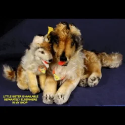 Rare Early And GORGEOUS Little Sister Steiff Reclining Rough Collie Puppy Dog ID -Steiff Early GORGEOUS Little Sister Steiff Reclining pic 7o 720 2a1adb2a 0