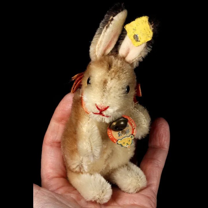Rare Early (pre Manni) Tiny Steiff Begging Bunny Rabbit Hase All ID 7 Rare Early (pre Manni) Tiny Steiff Begging Bunny Rabbit Hase All ID - Image 7