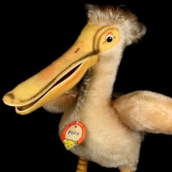 Rare Gorgeous LARGE! Brother Steiff Piccy Pelican Bird All ID 3 Years Only!