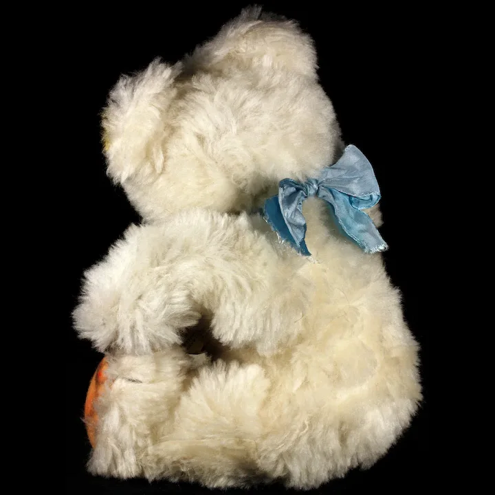 Gorgeous Rare Sweet Steiff White Partially Jointed Cosy Teddy Bear One Size Only All ID 9 Gorgeous Rare Sweet Steiff White Partially Jointed Cosy Teddy Bear One Size Only All ID - Image 9