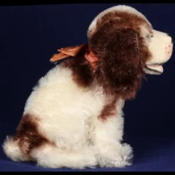Rare Gorgeous Tiniest And Earliest Steiff Seated Brown And White Cockie Cocker Spaniel Puppy Dog All ID Near Mint -Steiff Gorgeous Tiniest Earliest Steiff Seated Brown pic 4o 720 78d05041 0