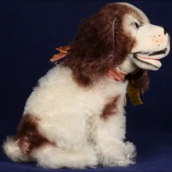 Rare Gorgeous Tiniest And Earliest Steiff Seated Brown And White Cockie Cocker Spaniel Puppy Dog All ID Near Mint -Steiff Gorgeous Tiniest Earliest Steiff Seated Brown pic 6o 720 17bf8dd5 0