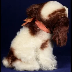 Rare Gorgeous Tiniest And Earliest Steiff Seated Brown And White Cockie Cocker Spaniel Puppy Dog All ID Near Mint -Steiff Gorgeous Tiniest Earliest Steiff Seated Brown pic 8o 720 f22a7fad 0