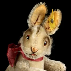 RARE Gray Version Earliest Year Of The Earliest Production Tiny Adorable 5xJointed Steiff Niki Hase Rabbit Bunny 2 IDs