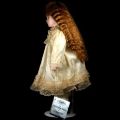 Heritage Mint 16" Hand Painted Bisque Porcelain Doll MEGAN W Stand And Information Booklet 1988 And 1989 Only -Steiff Heritage Mint 16x7822 Hand Painted Bisque pic 5o 720 27d83f31 0