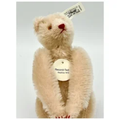 LE Steiff Record Teddy Bear Rose, 1991/1992 Pull Toy On Wheels, 1913 Replica In Box With All ID -Steiff LE Steiff Record Teddy Bear Rose pic 8o 7203a10.10 2f5a7c90 f