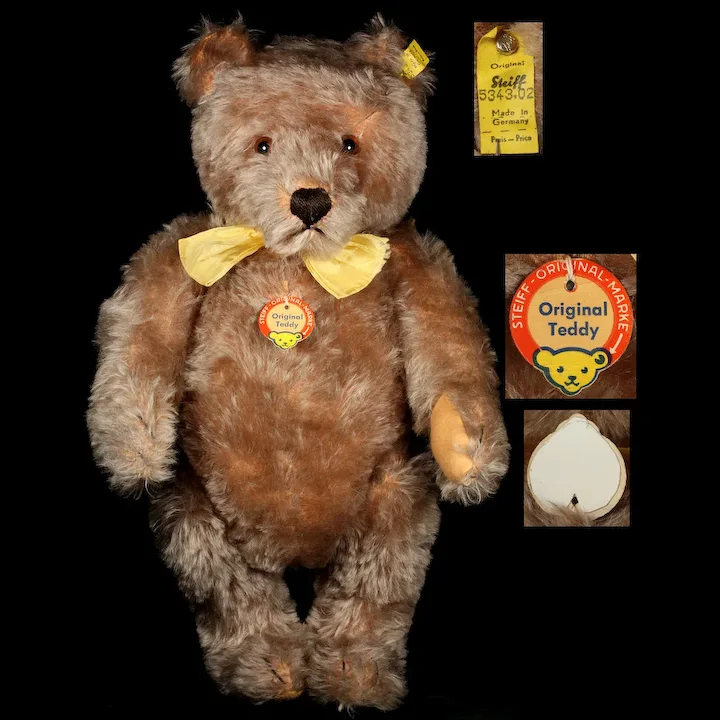 Large SWEET Steiff 5xJointed Original Teddy Bear All ID 2 Large SWEET Steiff 5xJointed Original Teddy Bear All ID - Image 2