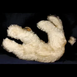 Rare Large Steiff Black And White Reclining Cockie Cocker Spaniel Puppy Dog Happy Open Mouth ID -Steiff Large Steiff Black White Reclining Cockie pic 9o 720 6333fe74 0