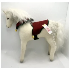 Limited Edition Steiff Christmas Horse - Fitzpherd - White Felt - Beautiful -Steiff Limited Edition Steiff Christmas Horse Fitzpherd pic 4o 7203a10.10 5ec436b5 f