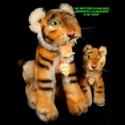 Little Brother Rare Seated Steiff Bengal Tiger Wild Cat ID '59-'61 Only 15 Little Brother Rare Seated Steiff Bengal Tiger Wild Cat ID '59-'61 Only -Steiff Little Brother Seated Steiff Bengal Tiger pic 8o 720 205ff352 0