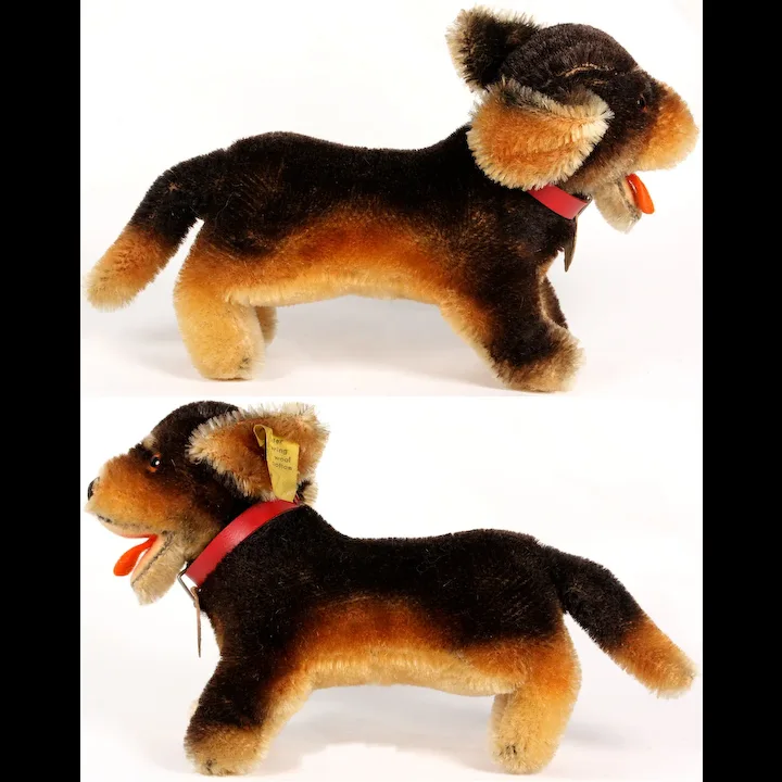 Little Brother Steiff Lumpi Dachshund Puppy Dog Happy Open Mouth All ID 3 Little Brother Steiff Lumpi Dachshund Puppy Dog Happy Open Mouth All ID - Image 3