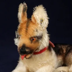 Little Brother Rare Steiff Reclining Arco German Shepherd Dog ID