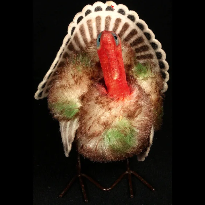 Little Brother Rare Steiff Tucky Turkey Bird ID 2 Little Brother Rare Steiff Tucky Turkey Bird ID - Image 2