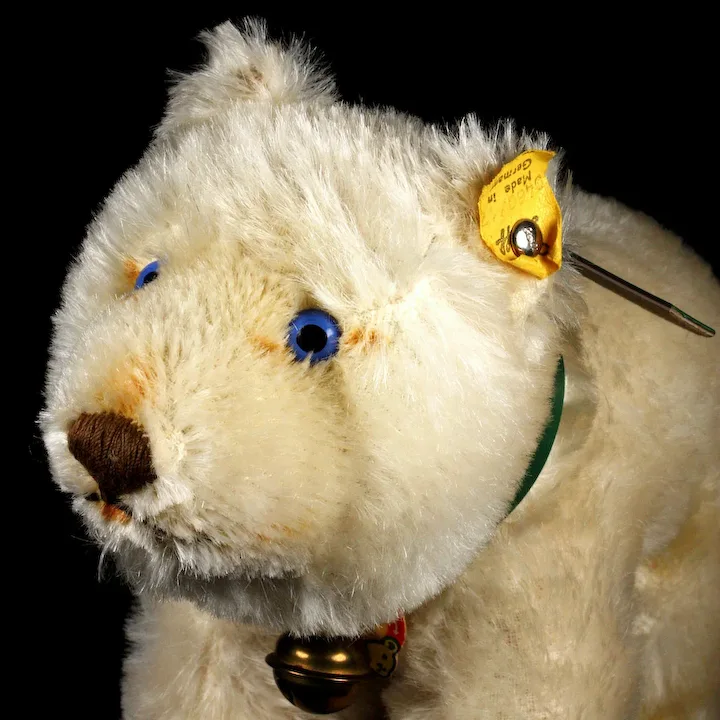 Middle Brother Rare Steiff Polar Bear Eisbaer All ID 1 Middle Brother Rare Steiff Polar Bear Eisbaer All ID