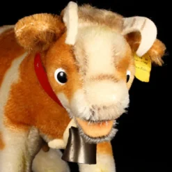 Middle Sister Adorable Steiff Bessy Cow Happy Open Mouth 2 IDs