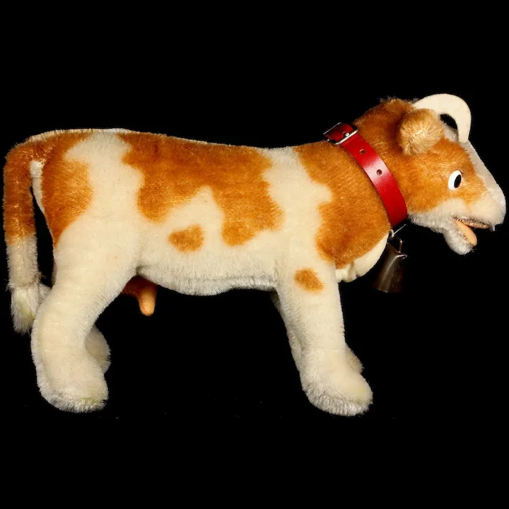 Middle Sister Adorable Steiff Bessy Cow Happy Open Mouth 2 IDs 4 Middle Sister Adorable Steiff Bessy Cow Happy Open Mouth 2 IDs - Image 4