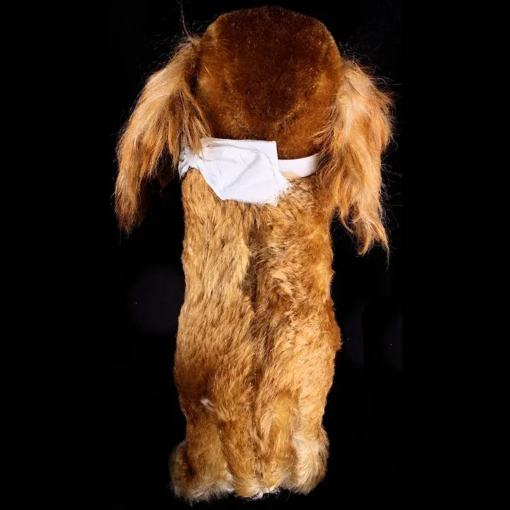 Middle Sister Rare Steiff Early Post WWII Model Gold Cockie Cocker Spaniel Puppy Dog W Happy Open Mouth 2 IDs Plus US-Zone Flag 6 Middle Sister Rare Steiff Early Post WWII Model Gold Cockie Cocker Spaniel Puppy Dog W Happy Open Mouth 2 IDs Plus US-Zone Flag - Image 6