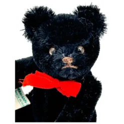 Miniature Black Original Teddy Hermann Bear With ID - 14 Cm - Adorable Vintage Little Teddybar! -Steiff Miniature Black Original Teddy Hermann Bear pic 3A 7203a10.10 21f8df1e f