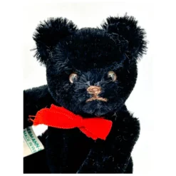 Miniature Black Original Teddy Hermann Bear With ID - 14 Cm - Adorable Vintage Little Teddybar! -Steiff Miniature Black Original Teddy Hermann Bear pic 3o 7203a10.10 21f8df1e f