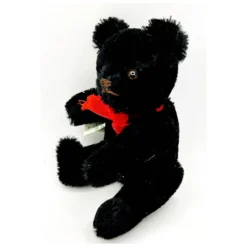 Miniature Black Original Teddy Hermann Bear With ID - 14 Cm - Adorable Vintage Little Teddybar! -Steiff Miniature Black Original Teddy Hermann Bear pic 4o 7203a10.10 4823d474 f