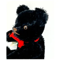 Miniature Black Original Teddy Hermann Bear With ID - 14 Cm - Adorable Vintage Little Teddybar! -Steiff Miniature Black Original Teddy Hermann Bear pic 9o 7203a10.10 382e057d f