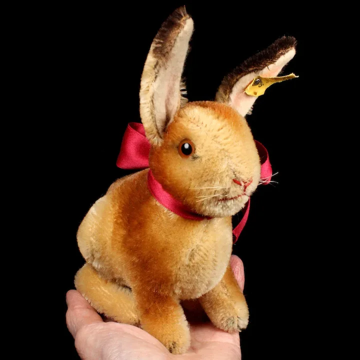 Rare Next To Largest Brother Steiff Early Sitting Hase Rabbit Bunny Before Sonny 2 IDS 11 Rare Next To Largest Brother Steiff Early Sitting Hase Rabbit Bunny Before Sonny 2 IDS - Image 11