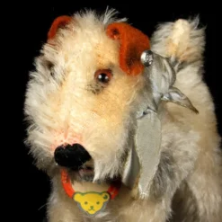Next To Smallest Brother Steiff Wirehaired Fox Terrier Puppy Dog Foxy 2 !Ds