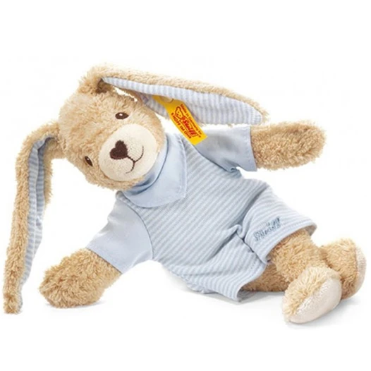 Steiff - Hoppel Rabbit Blue (Organic Cotton) 237508 2 Steiff - Hoppel Rabbit Blue (Organic Cotton) 237508 - Image 2