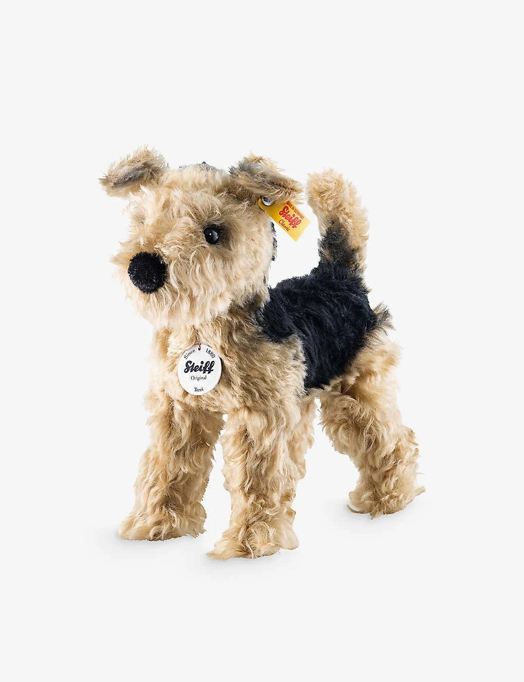 Steiff Terri Mohair Welsh Terrier Soft Toy 26cm 1 Steiff Terri Mohair Welsh Terrier Soft Toy 26cm