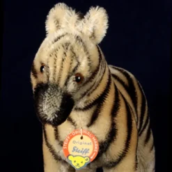 SWEET Next To Largest Steiff Mohair Young Zebra Brother ID 1953 To 1962 ONLY