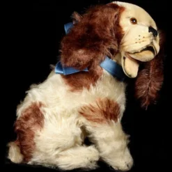 Rare Seated 17 Cm Brown And White Early Post-WWII Steiff Cockie Cocker Spaniel Puppy Dog US-Zone -Steiff Seated 17 cm Brown White Early pic 6o 720 3084b37f 0