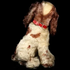 Rare Seated Brown And White Steiff Cockie Cocker Spaniel Puppy Dog 2 IDs 1959 ONLY -Steiff Seated Brown White Steiff Cockie Cocker pic 7o 720 64f9352e 0
