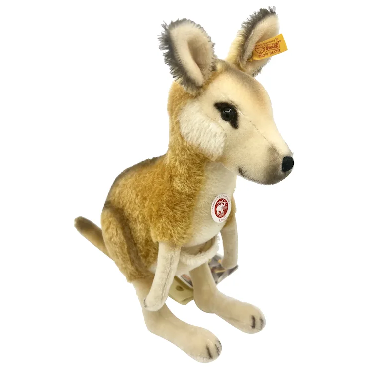 Steiff Kangaroo Knuffi With All ID - Mohair - EAN 062667 - 13" X 20" - Nice Big Roo! 1 Steiff Kangaroo Knuffi With All ID - Mohair - EAN 062667 - 13" X 20" - Nice Big Roo!