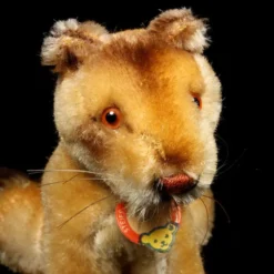 Rare Steiff Seated Lovely Lea Lady Lioness Wild Cat Fabulous Coloring ID