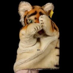Steiff Tiger Wild Cat Hand Puppet Gorgeous Coloring 2 IDs -Steiff Steiff Tiger Wild Cat Hand Puppet pic 8o 720 8671363d 0