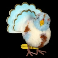 Rare Steiff Wool Miniature PomPom Dove Pigeon Taube Bird All ID