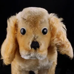 Steiff '60s Midsize Gold Standing Cockie Spaniel Puppy Dog 2 IDs