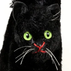 Steiff 18 Rare Sweet 17 CM Steiff Black Cat US-Zone Flag For Halloween And All Year Round 1950-1955 Only!