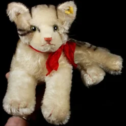 Rare Sweet Big Sister Reclining Steiff Fiffy Tabby Kitten Cat 2 IDs Not Made After 1962 -Steiff Sweet Big Sister Reclining Steiff Fiffy pic 10o 720 6fa1b152 0