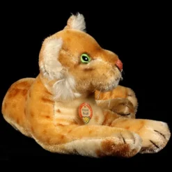 Rare Sweet Earliest Series Little Brother Steiff Reclining Lion Cub Jungloewe Wild Cat Gorgeous Coloring 2 IDs Magic Eyes! -Steiff Sweet Earliest Series Little Brother Steiff pic 5o 720 128e8557 0