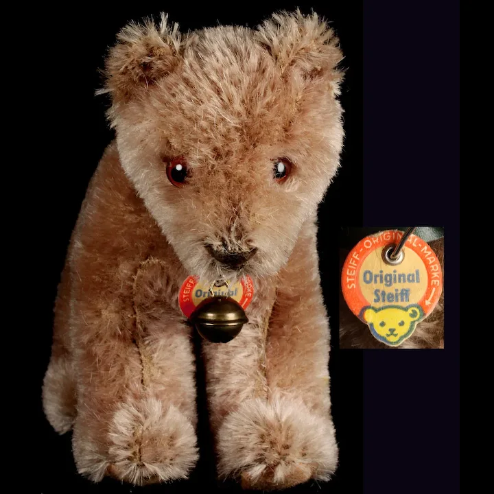 Sweet Little Brother Rare Steiff Walking Bear Cub Jungbaer ID 2 Sweet Little Brother Rare Steiff Walking Bear Cub Jungbaer ID - Image 2