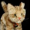 Sweet Next To Largest Sister Steiff Brown Tabby Striped Kitten Cat Tapsy ID