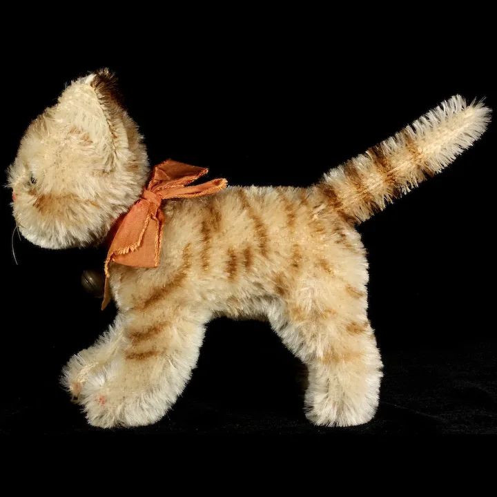 Sweet Next To Largest Sister Steiff Brown Tabby Striped Kitten Cat Tapsy ID 4 Sweet Next To Largest Sister Steiff Brown Tabby Striped Kitten Cat Tapsy ID - Image 4