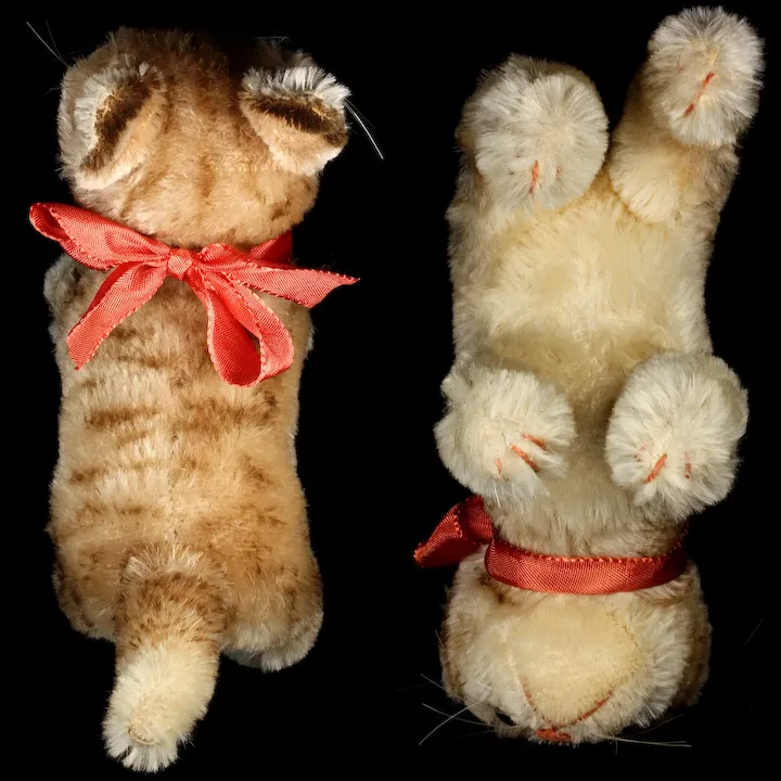 Sweet Steiff Rare Largest Sister Brown Tabby Striped Tapsy Cat Kitten ID 5 Sweet Steiff Rare Largest Sister Brown Tabby Striped Tapsy Cat Kitten ID - Image 5