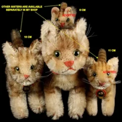 Sweet Steiff Rare Largest Sister Brown Tabby Striped Tapsy Cat Kitten ID 13 Sweet Steiff Rare Largest Sister Brown Tabby Striped Tapsy Cat Kitten ID -Steiff Sweet Steiff Largest Sister Brown Tabby pic 7o 720 c1417b72 0