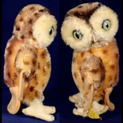 Tiniest And Earliest Sister Steiff Wittie Owl Bird 2 IDs Magic Eyes Great For Halloween! -Steiff Tiniest Earliest Sister Steiff Wittie Owl pic 4o 720 283646fe 0