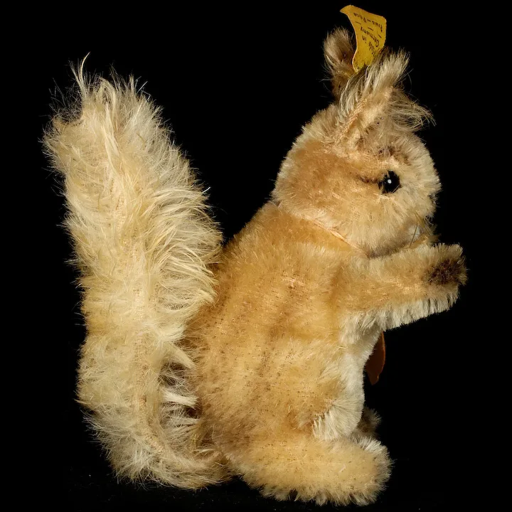 Tiny Brother Brown Striped Steiff Possy Squirrel All ID 3 Tiny Brother Brown Striped Steiff Possy Squirrel All ID - Image 3